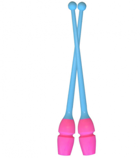 Булавы PASTORELLI комбинируемые модель MASHA, длина 40,50 см, стандарт FIG Двухцветные Розово-Голубы, купить в Екатеринбурге. Цены и отзывы на Булавы PASTORELLI комбинируемые модель MASHA, длина 40,50 см, стандарт FIG Двухцветные Розово-Голубы - «Natali Olympic»