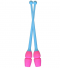 Булавы PASTORELLI комбинируемые модель MASHA, длина 40,50 см, стандарт FIG Двухцветные Розово-Голубы
