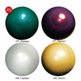 Мяч Ювелирный (с блёстками) юниорский (170 мм), купить в Екатеринбурге. Цены и отзывы на Мяч Ювелирный (с блёстками) юниорский (170 мм) - «Natali Olympic»