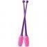 Булавы для художественной гимнастики Pastorelli MASHA 40,5 см. розовая головка, лиловая рукоятка 02618