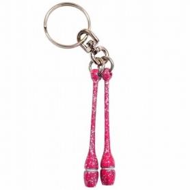 Брелок для ключей с мини булавами флюо-розового цвета Pastorelli, купить в Екатеринбурге. Цены и отзывы на Брелок для ключей с мини булавами флюо-розового цвета Pastorelli - «Natali Olympic»