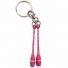 Брелок для ключей с мини булавами флюо-розового цвета Pastorelli